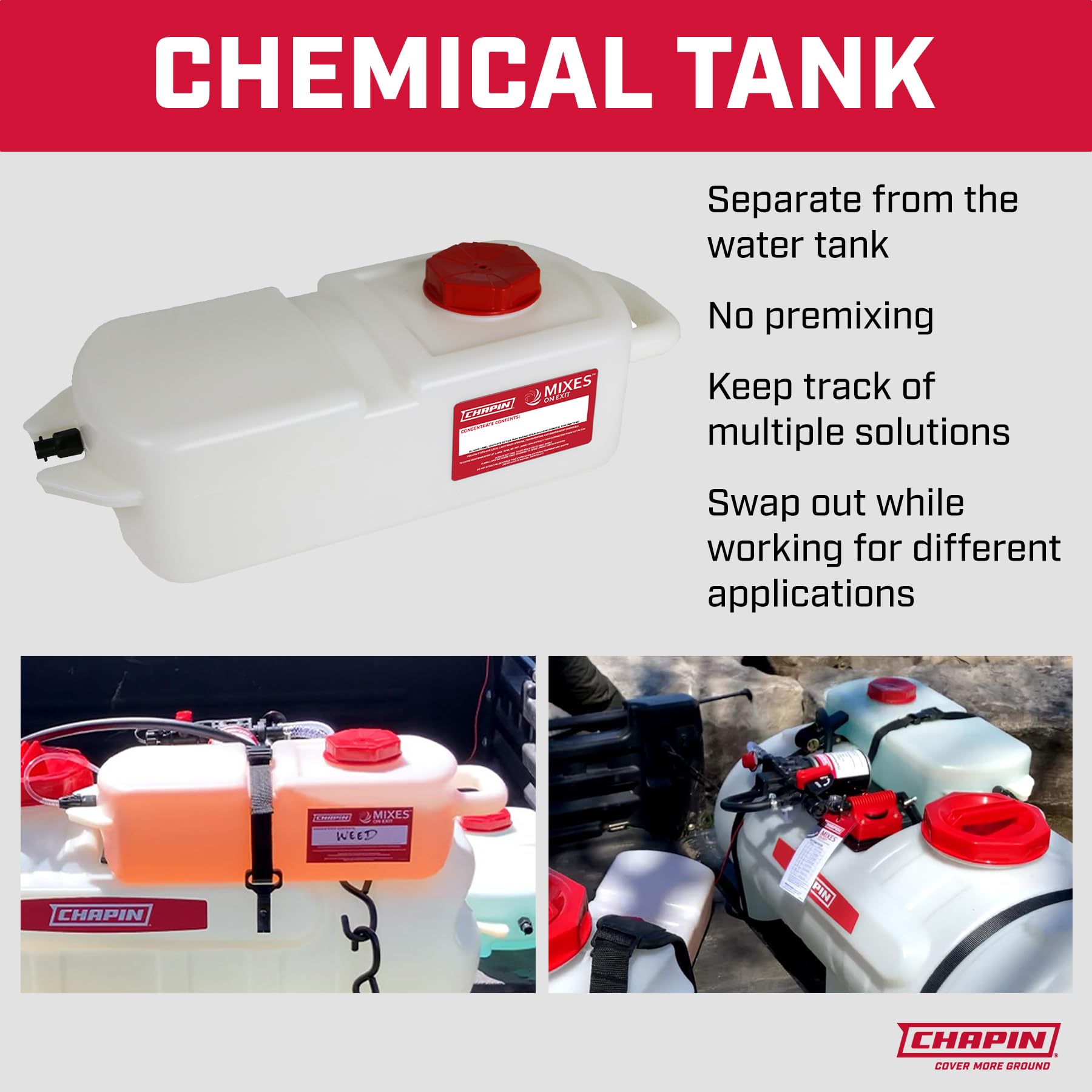 Chapin International 6-8061 2 Gallon Replacement Tank, Translucent - Image 4